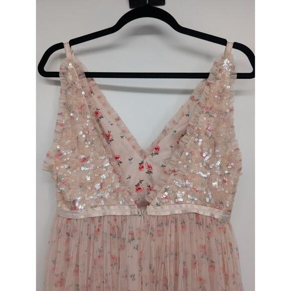 NWT Needle & Thread Bijou Aurelia Bodice Cami Gown Size US6 Embellished #1D453 - Picture 9 of 16